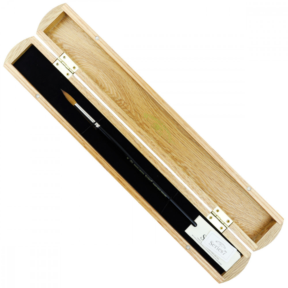 Pincel Winsor & Newton Série 7 Redondo 8 Estojo Madeira